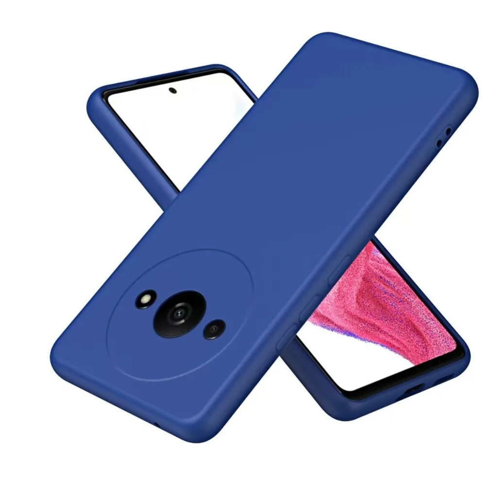 Für Xiaomi Redmi A3 Fall Für Xiaomi Redmi A3 Abdeckung Original TPU Stoßfest Flüssigkeit Silikon Schutzhülle Telefon Zurück Abdeckung Funda