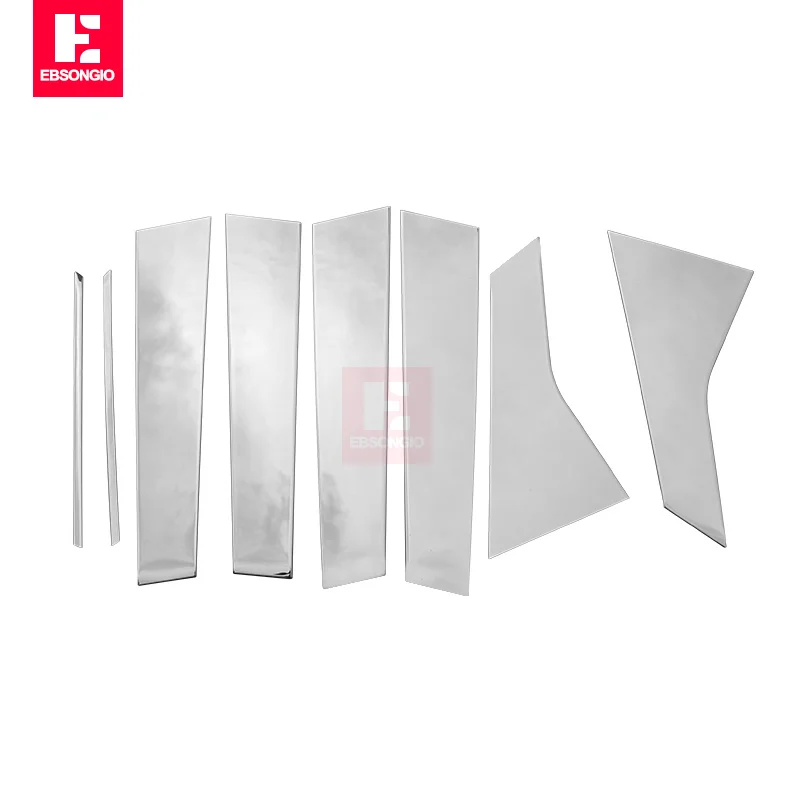 

Стайлинг автомобиля, накладки на окна из нержавеющей стали, центральные колонны B + C, накладки на столбы, 8 шт., подходят для Honda Accord 10th 2018 2019 2020