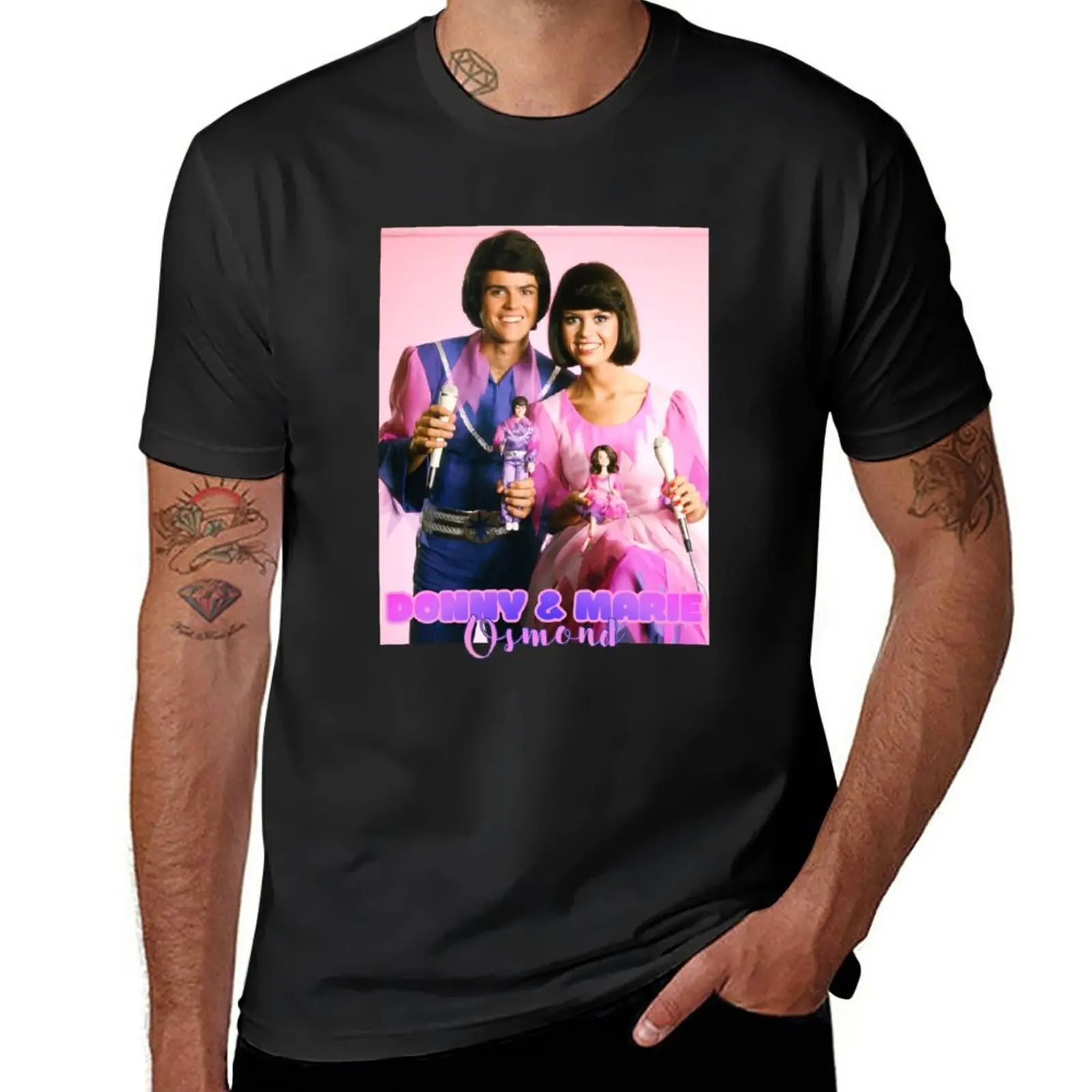 

New Donny and Marie Osmond T-Shirt Short t-shirt custom t shirt shirts graphic tees man clothes mens t shirts