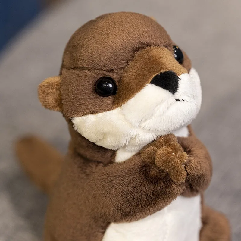Hot Kawaii Otter Plushie La Loutre Plush Toys Stuffed Appease Baby Animal Doll Pillow Christmas Birthday Party Gift Room Decor