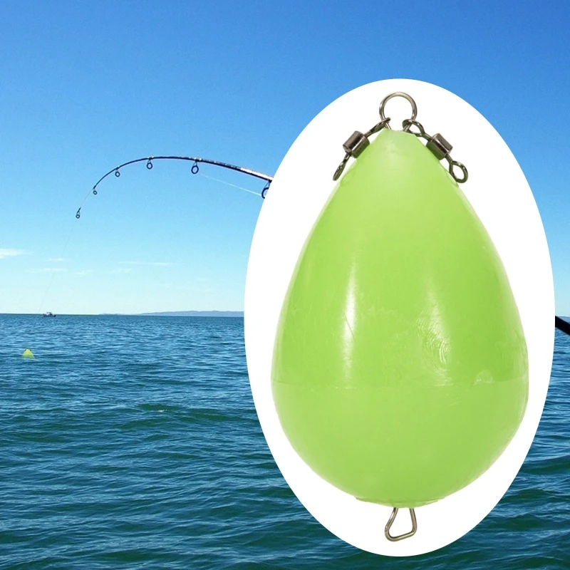 G92F Egg Float Upward Green Bobbers Float Fishing Floathelp Thrower A Lunga Distanza