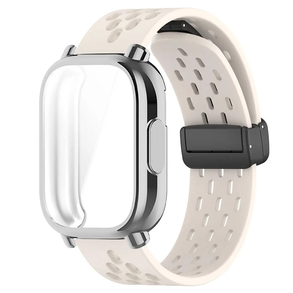 Breathable Silicone Sport Strap with Full Cover Protector Case