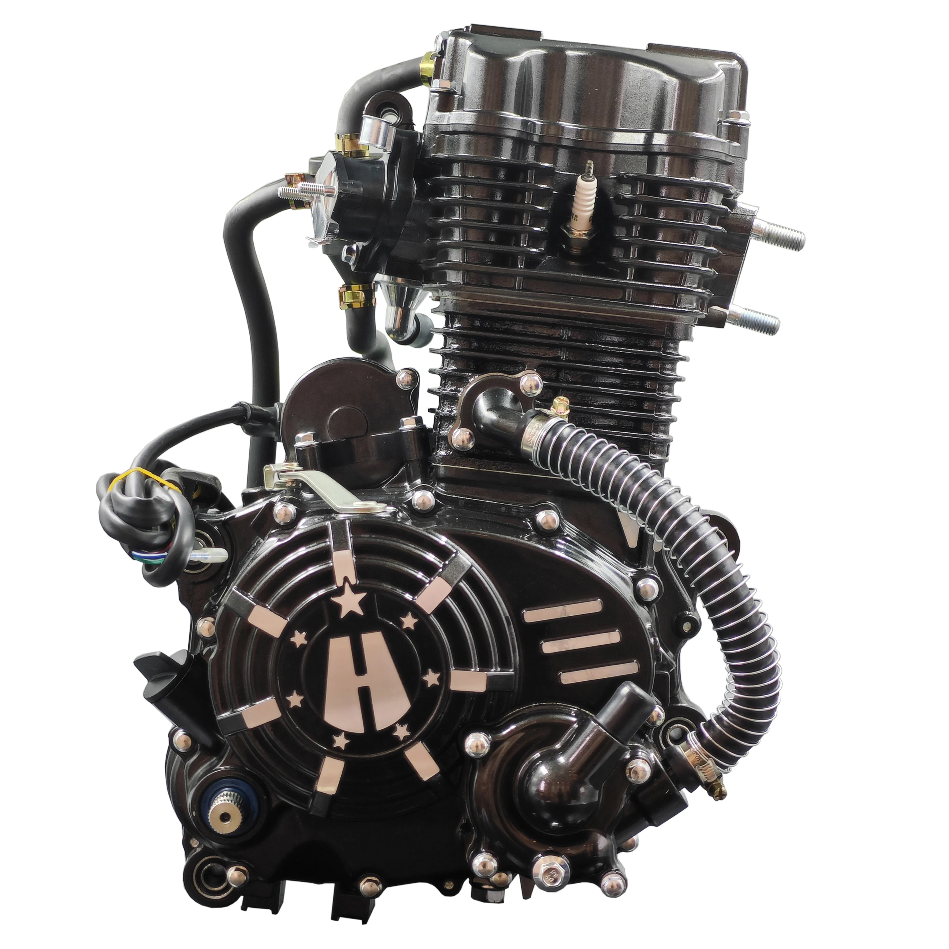 CQXY New Condition Full Set Radiators 4 2 Stroke CDI Gasoline Water Cooled 250cc Engine For Tricycel