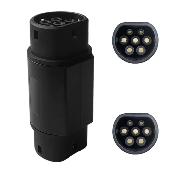 GBT to Type2 IEC62196 EV Adapter EV Charger Converter Adapter 32A For Type2 Car Charging Female to Female Plug