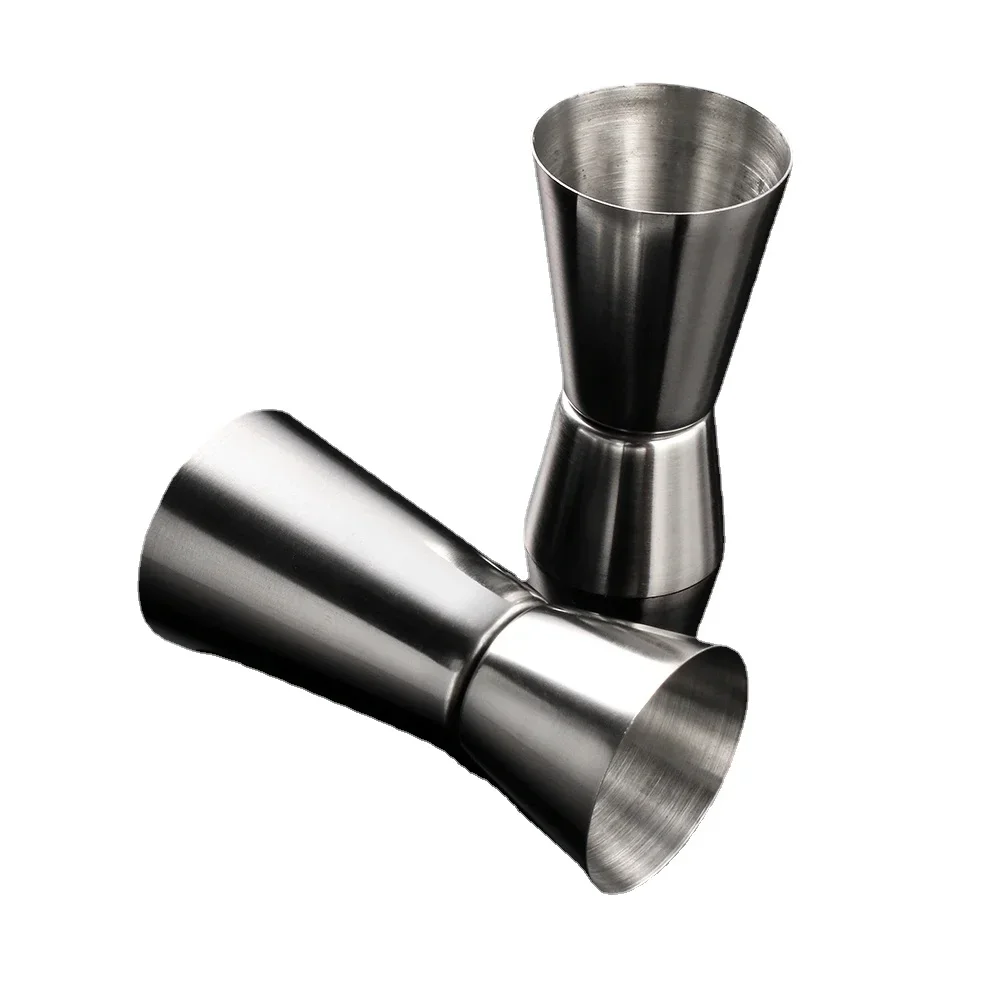 

Thickened stainless steel measuring glass Metal double ended measuring glass/Bar ounce glass Blending measurement