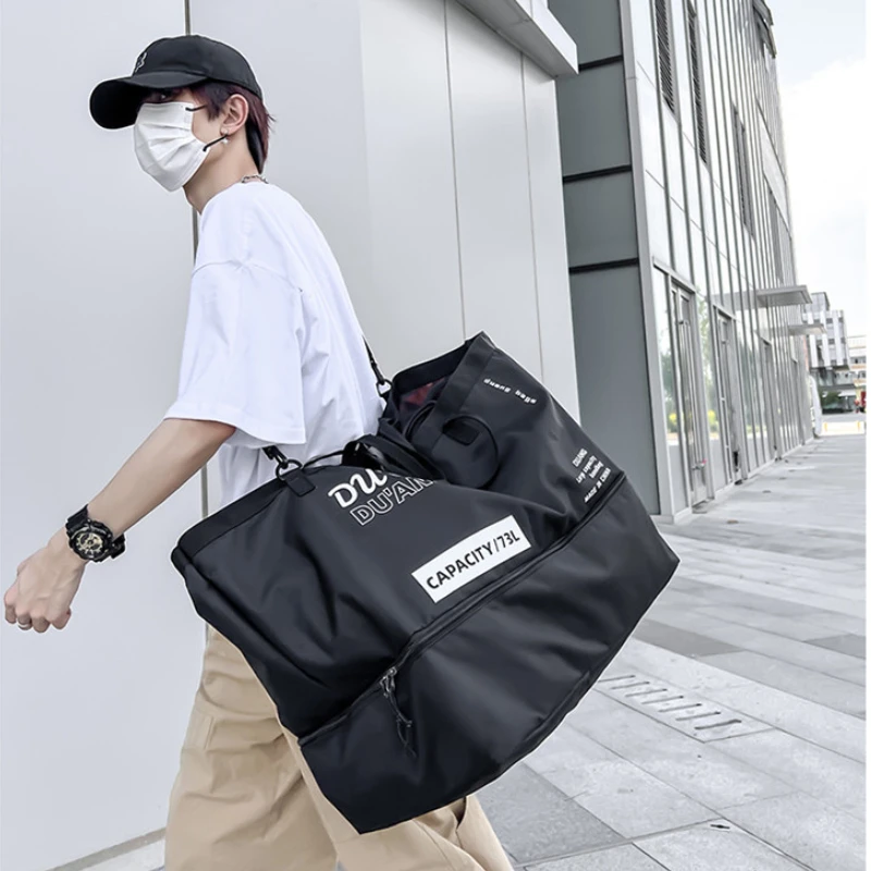 Travel Handbag Oxford Safari Style NEW Large Capacity Trendy Design Unisex Sports Swimming Fitness Ski Storage Bag Personality