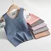 【LF】Kids Seamless Vest 100-170cm Teenager Keep Warm Tank Tops Sleeveless Undershirt for Spring Autumn 2