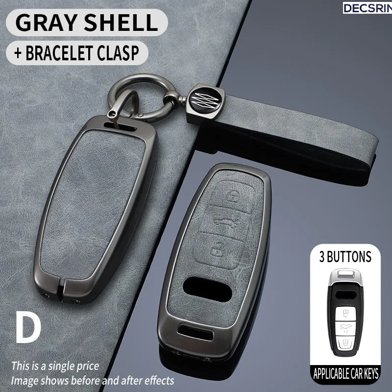 Luxury Leather Car Remote Key Case Cover