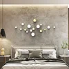 Golden/silver Ball Wall Hanging Ornaments Set Room Aesthetics Decor Round Ball Pendants Living Room Decoration Wall Display 5