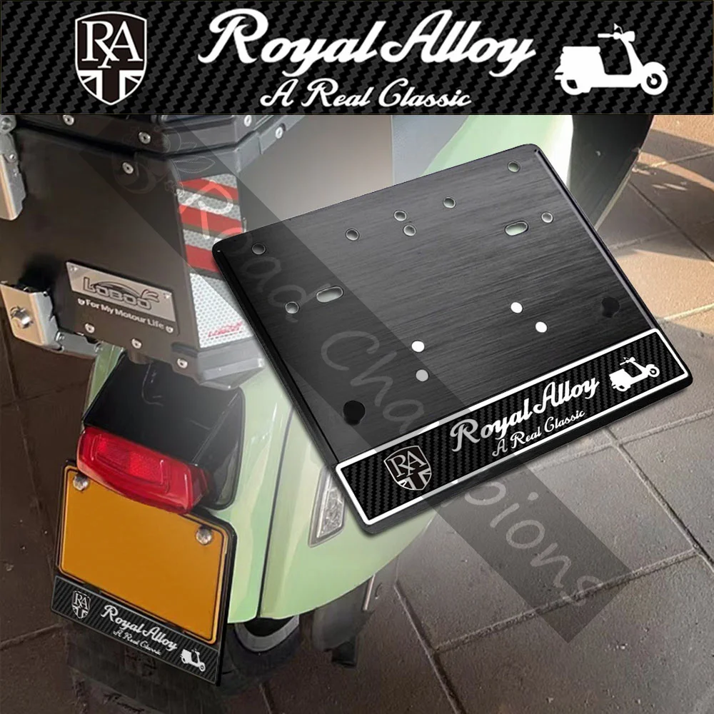 로얄 합금 GP150 오토바이 번호판용 등록 플레이트 거치대, 프레임 장식 번호 브래킷, 알루미늄 액세서리