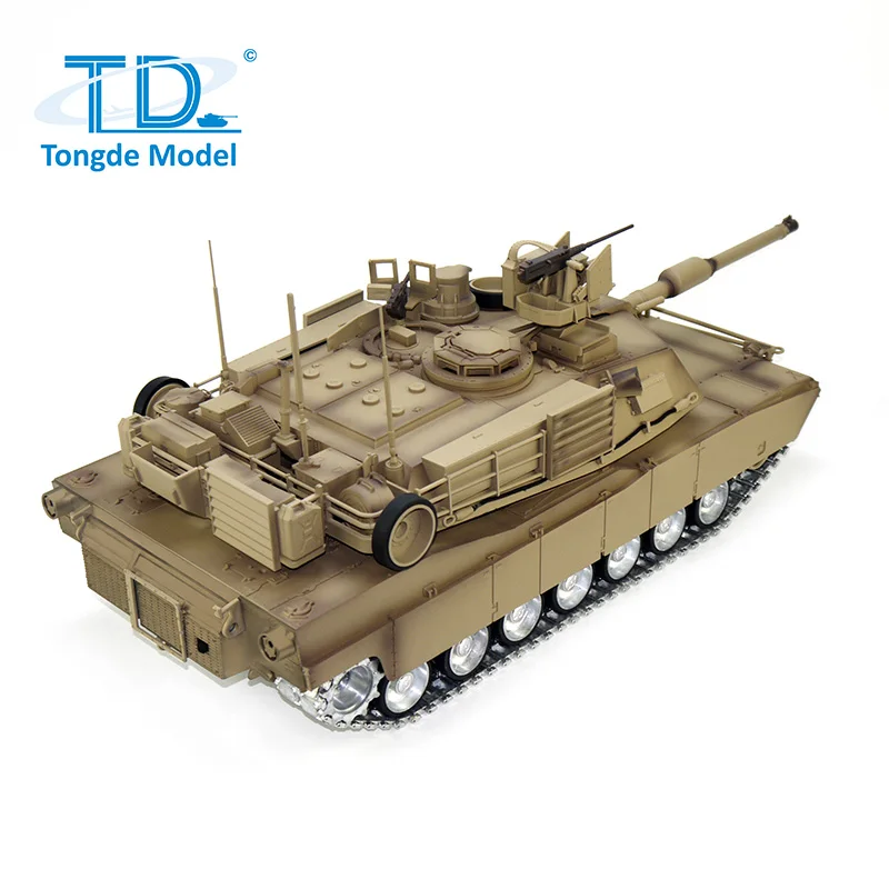1/16 스케일 RTR 통데 RC 탱크 팬저 M1A2 SEP V2 에이브람스 무선 조종 BB 배틀 탱크 메탈 트랙 락암 모델 TH23304