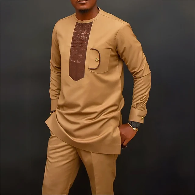Tunji Long Sleeve Dashiki Outfit - Image 2