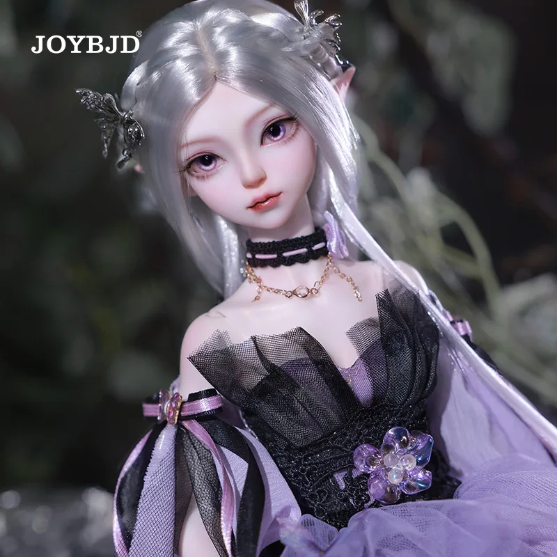 Joybjd Helki 1/4 Bjd Doll LDS Unearthly Purple Dream Butterfly Elf Dolls The Jointed Doll Hair With Can Be Combed