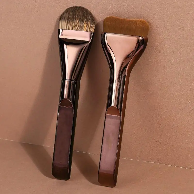 Set di Pennelli per Trucco Viso a Doppia Testa, Pennello per Fondotinta in Fibra Morbida, Pennello Correttore, Strumenti di Bellezza Adatti ai Principianti - immagine 6