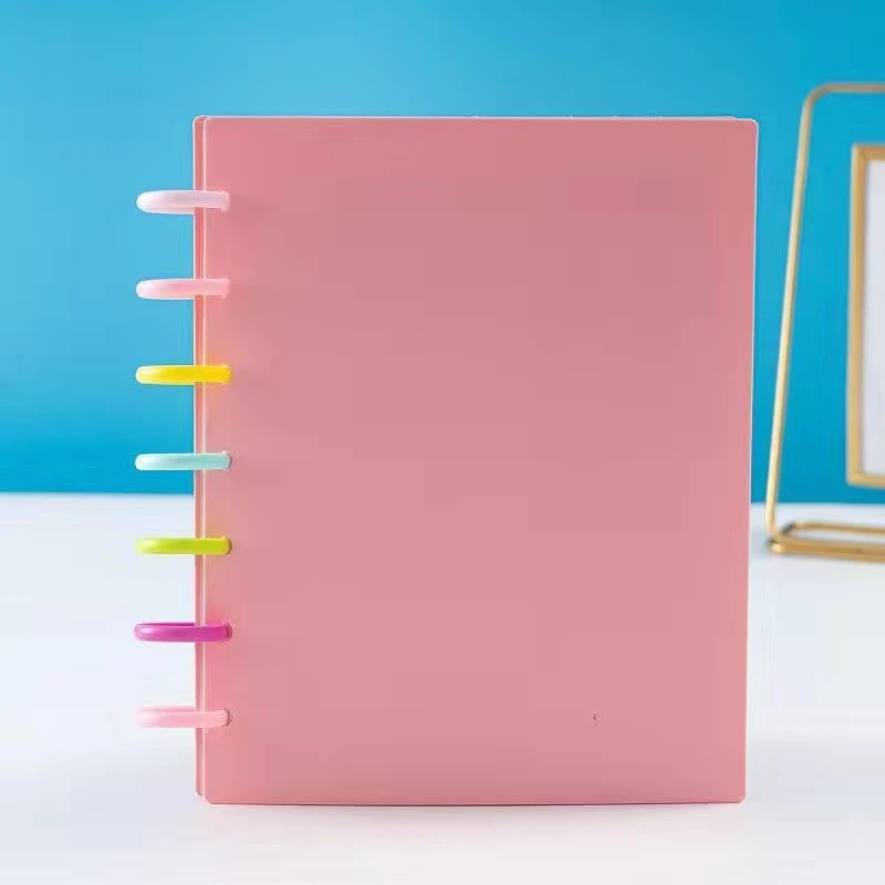 Rainbow Ring Photocard Album with 120 Slots and 3in 4-Pocket Clear Sleeves - Refillable ID Card Binder for Portable Kpop Idol Card Collection