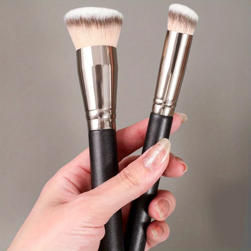 Pennelli per correttore Polvere cosmetica Fard Crema contorno Donna Viso Beauty Foundation Pennello per trucco - immagine 5