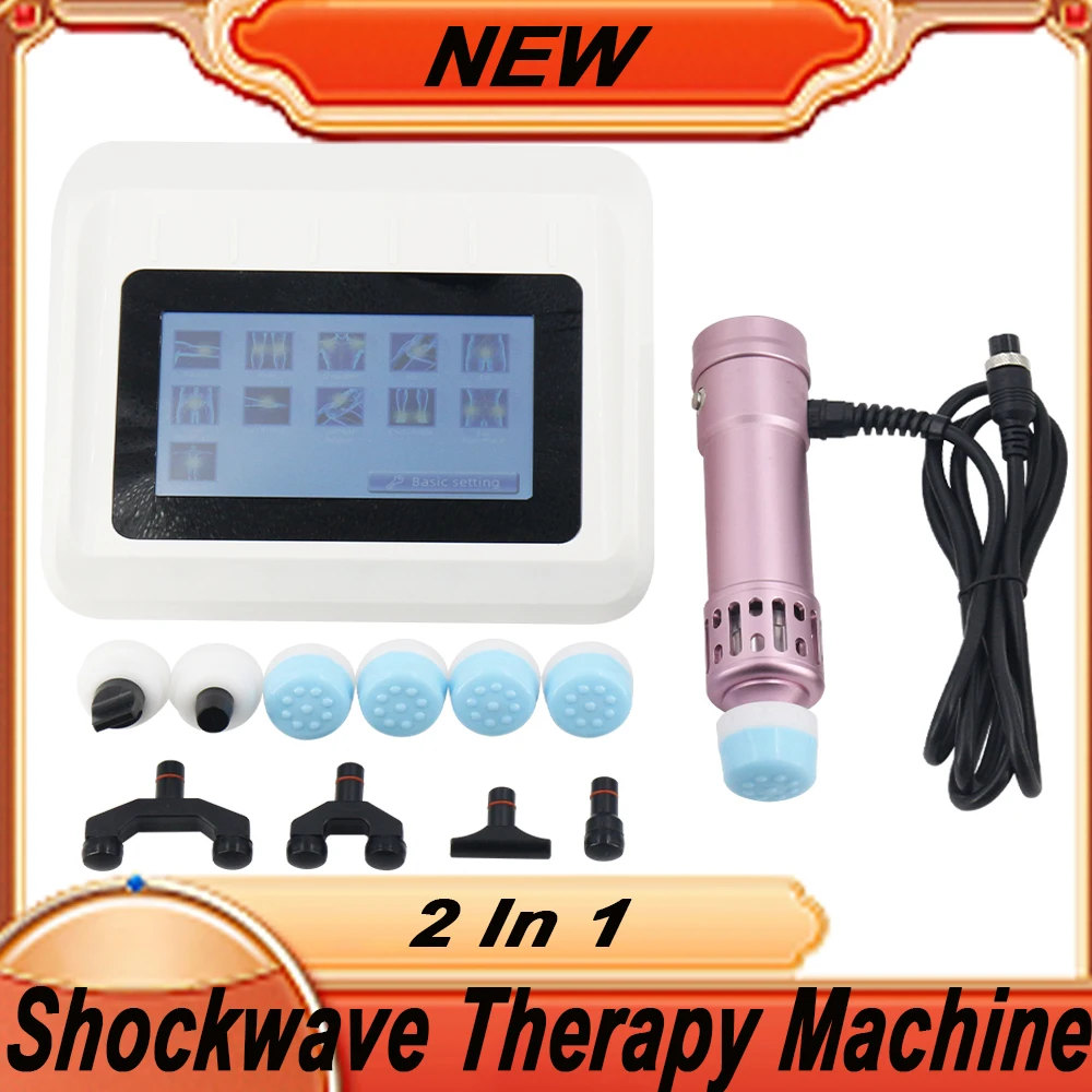 

Portable Shockwave Therapy Machine ED Treatment Removal Pain Shock Wave Physiotherapy Health Care 2 In 1 Chiropractic Instrument