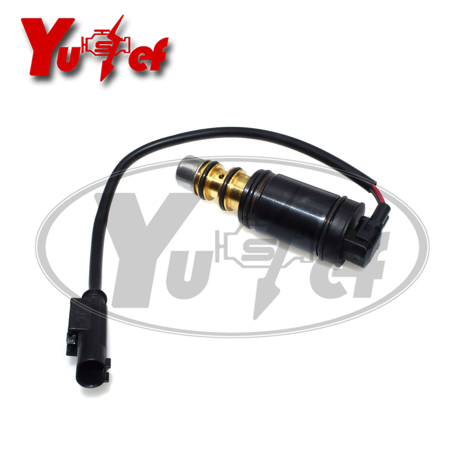 Denso 6Seu 7Seu A/C Compressore Refrigerante Elettrovalvola Elettronica Di Controllo Per Vw Volkswagen Polo Touareg 4.2 Amarok