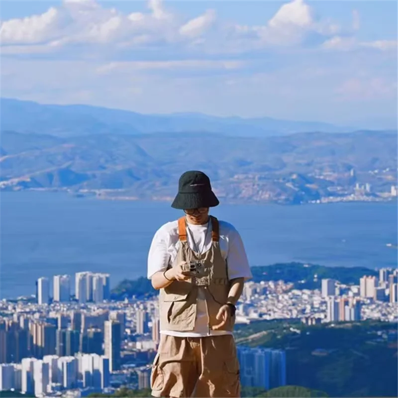 야외 캠핑 조끼 캠핑 장비, 남성용 여성용 다기능 사진 재킷, 낚시 조끼, 캐주얼 작업복
