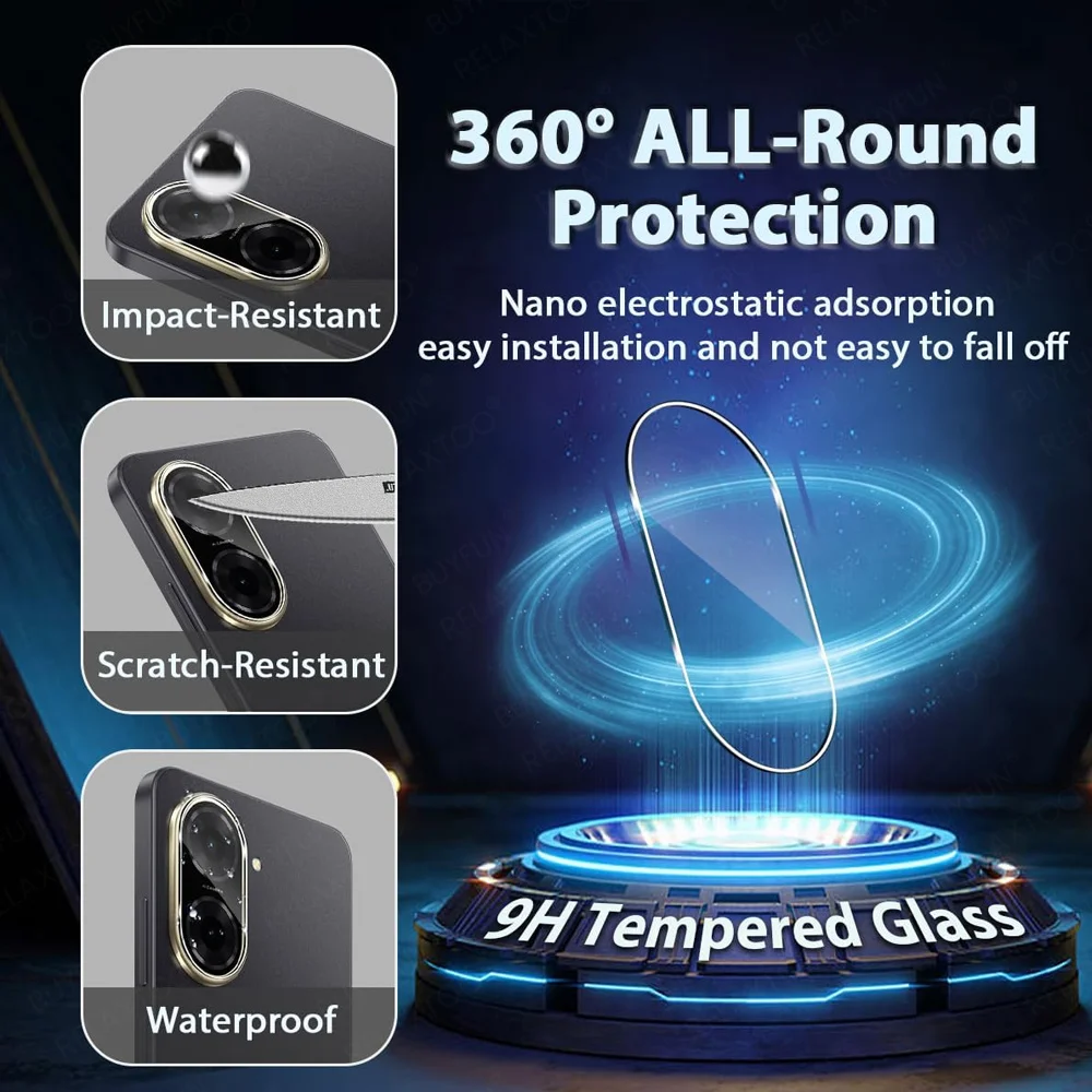 3D Protective Lens Glass - HD Camera Protector Cover