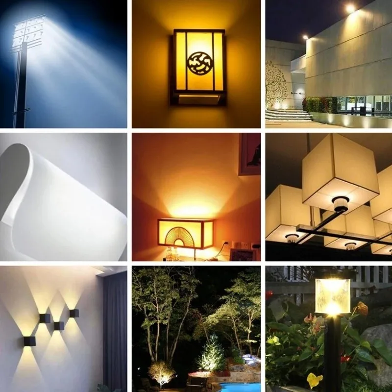 LED R7S 유리관 COB 전구 78MM 118MM 고출력 R7S 옥수수 램프 J78 J118 할로겐 조명 교체 50W 90W AC 110V 220V, 램프
