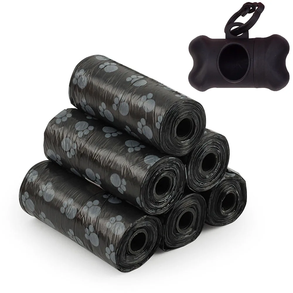 Dog Poop Bag Dog Poop Bag Dispenser Pet Cleaning Products 10 Roll Biodegradable Dog Poop Bags Refill Rolls Compostable Dog Waste Bags with Dispenser