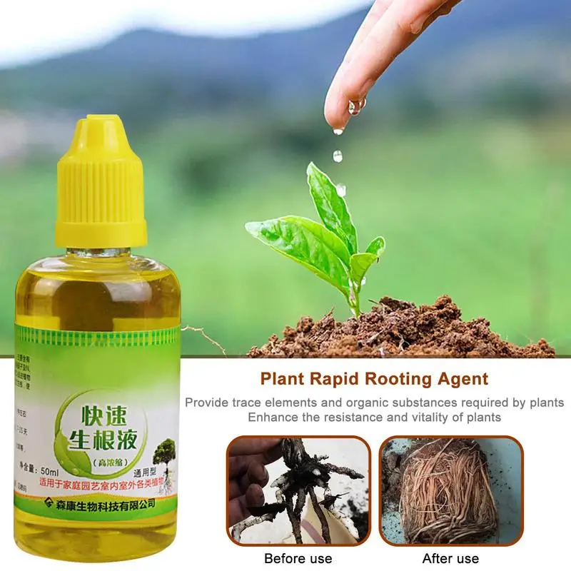 

Plant Root Growth Enhancer Fertilizer Nutrient Solution Promote Root Sprouting Rapid Flowering Plant Rooting Stimulator Liquid