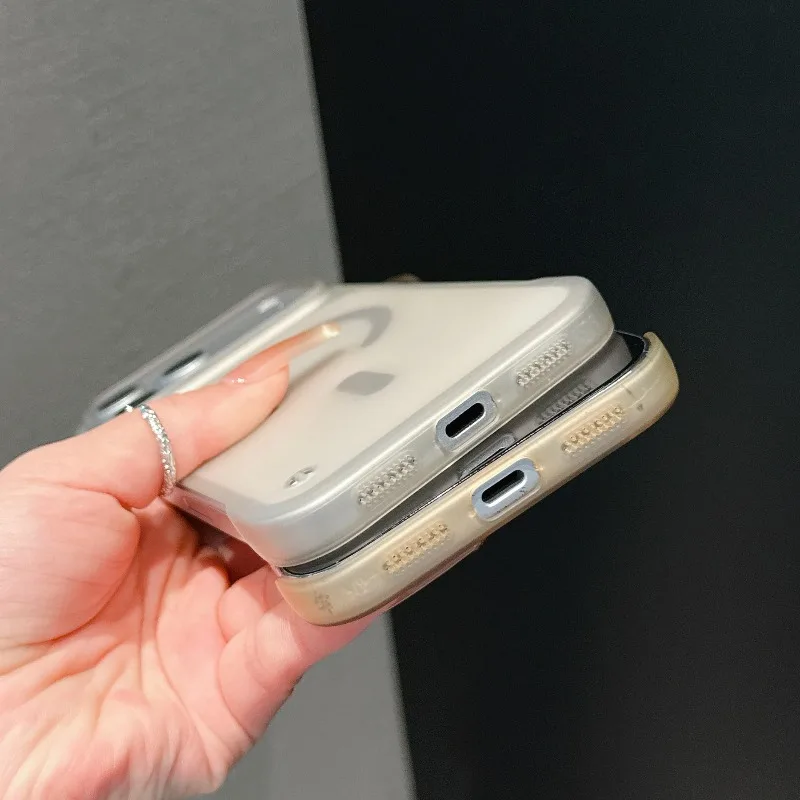 Ultra Thin Frameless Magnetic Matte Protection Phone Case