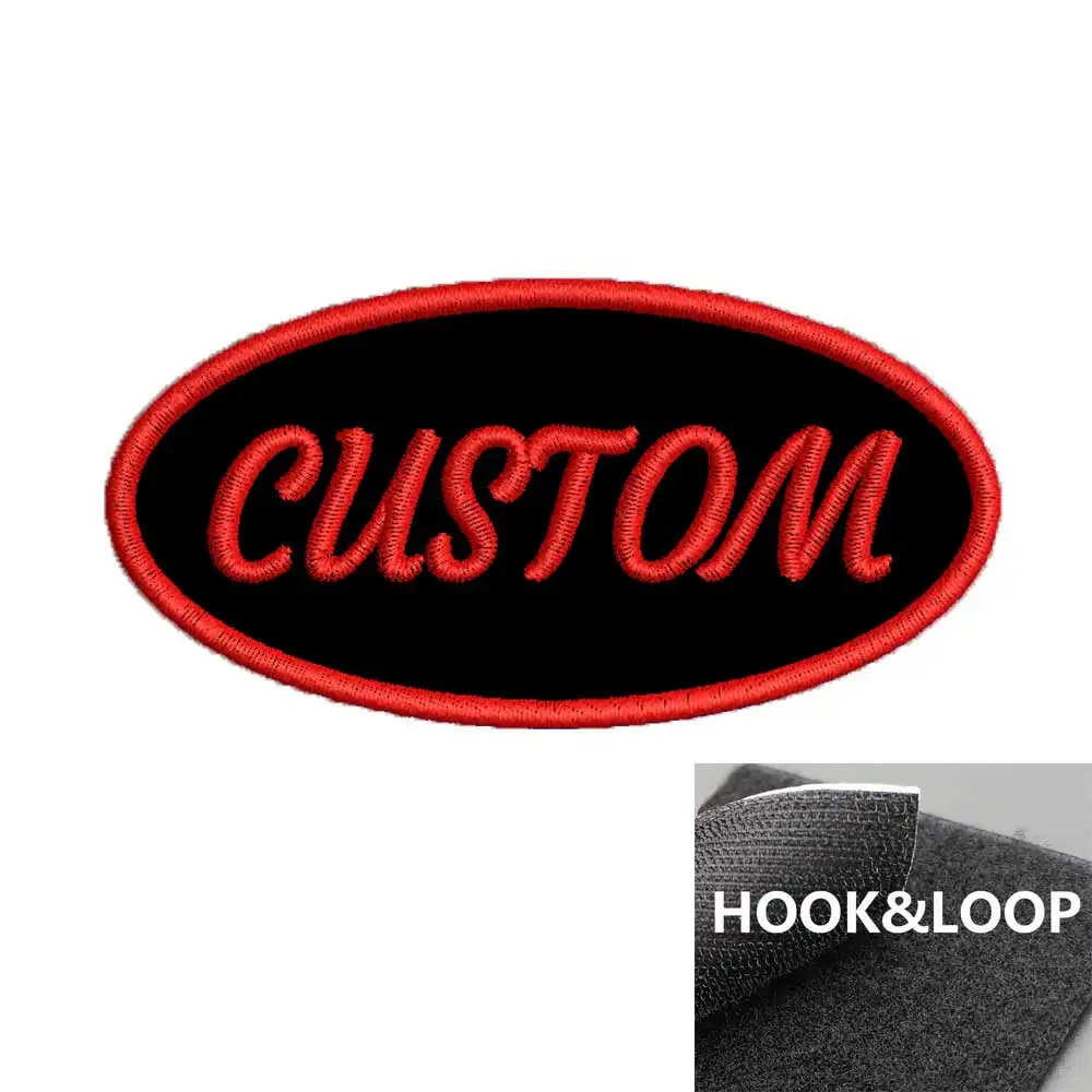 2 Piezas Parche Bordado Personalizado Con Etiqueta De Nombre De