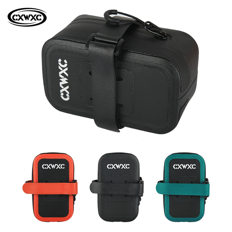 CXWXC 0.5L Bicycle Saddle Bag MTB Road Bike Thicken TPU Durable