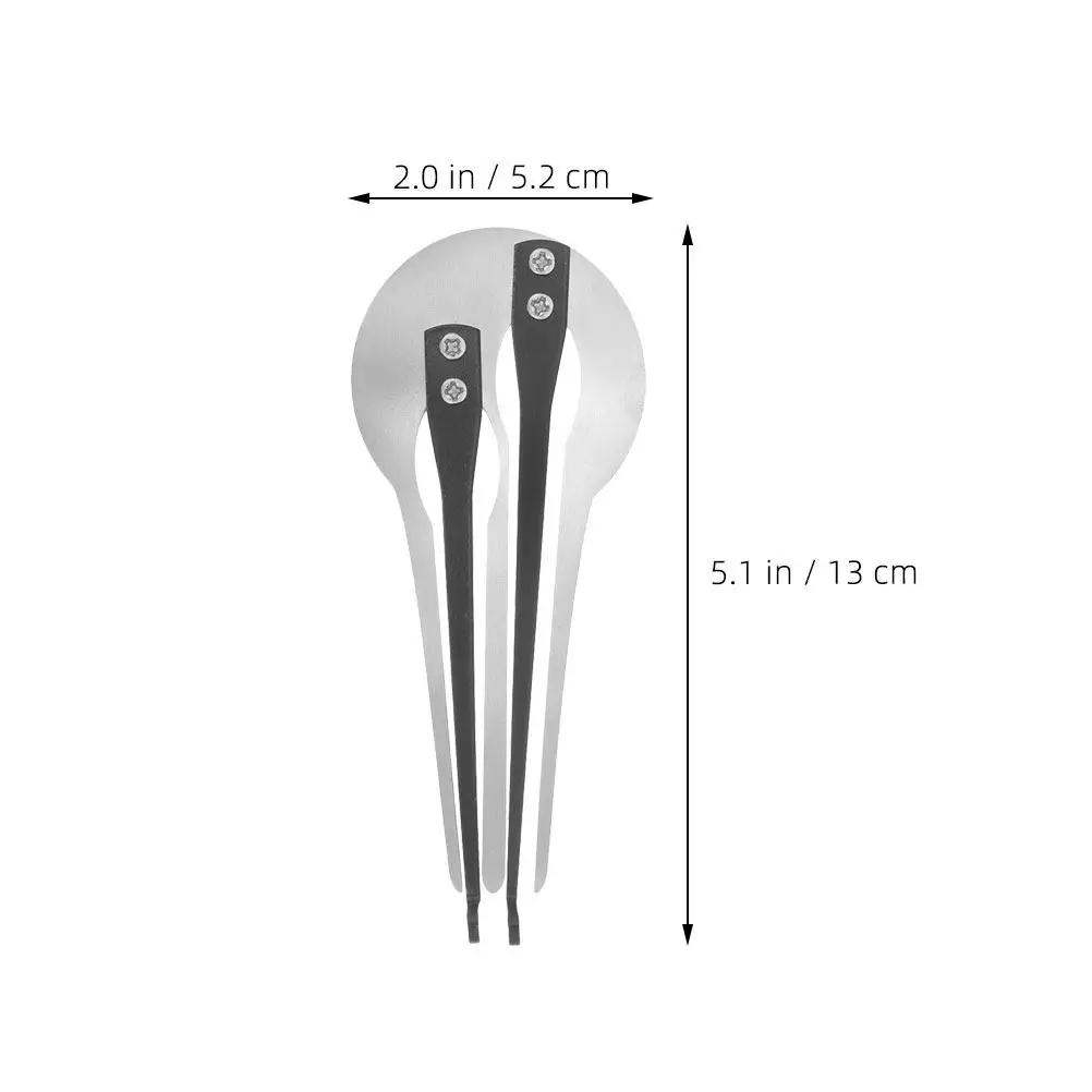 초보자를 위한 2Pcs 휴대용 금속 조 하프 더블 톤 입 하프 악기 민속 음악용 미니 타악기