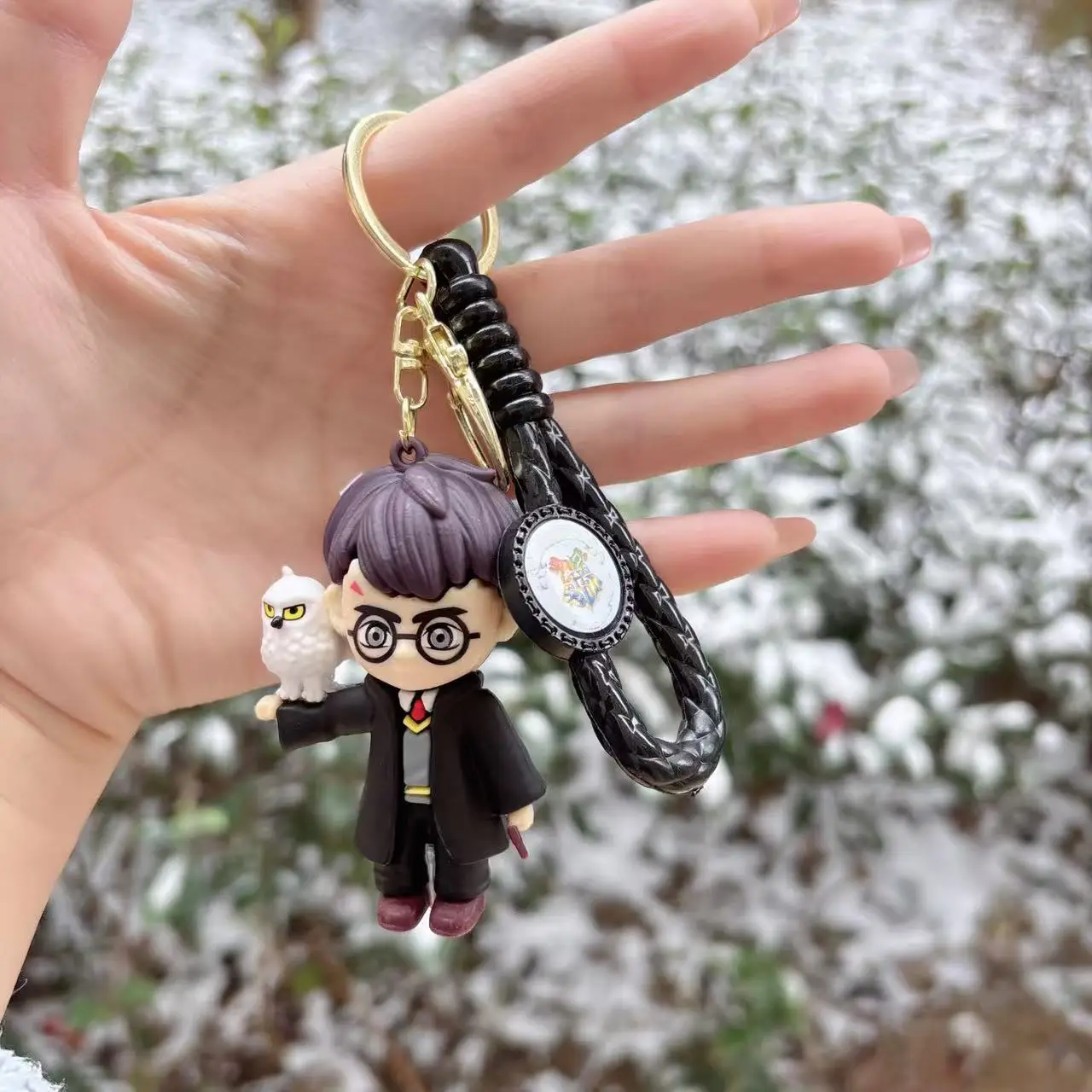 Anime Harry Potter Spielzeug-Schlüsselanhänger für Taschen, süße Puppe, Potter-Anhänger, Paar-Autoschlüsselanhänger für das Handy, Geburtstagsgeschenke – Detail 10