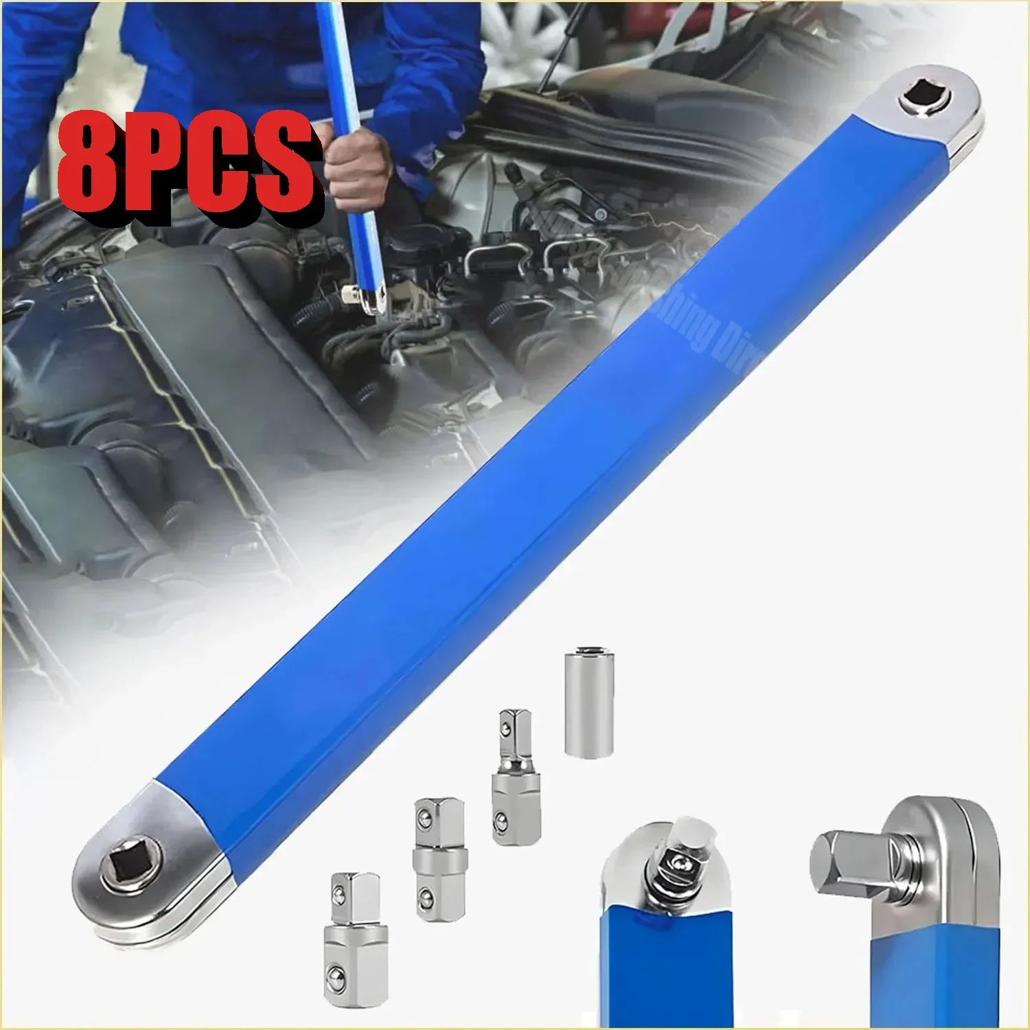 2024 Tight Spaces Extension Tool 1/2 in. 1/4 in. 3/8 in. Auto Repair Tool Home Tool Set Professional Zero Offset Extension Wrenc