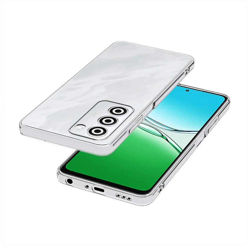 Ultra-Thin Transparent TPU Soft Back Cover - Clear Protective Bumper Case