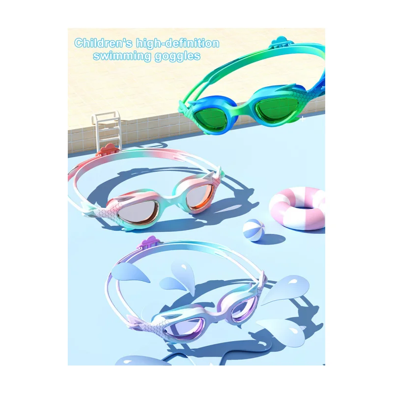 Swimming Goggles Anti-fog Small Frame Fish-shaped High-definition Waterproof Professional Equipment swimming goggles