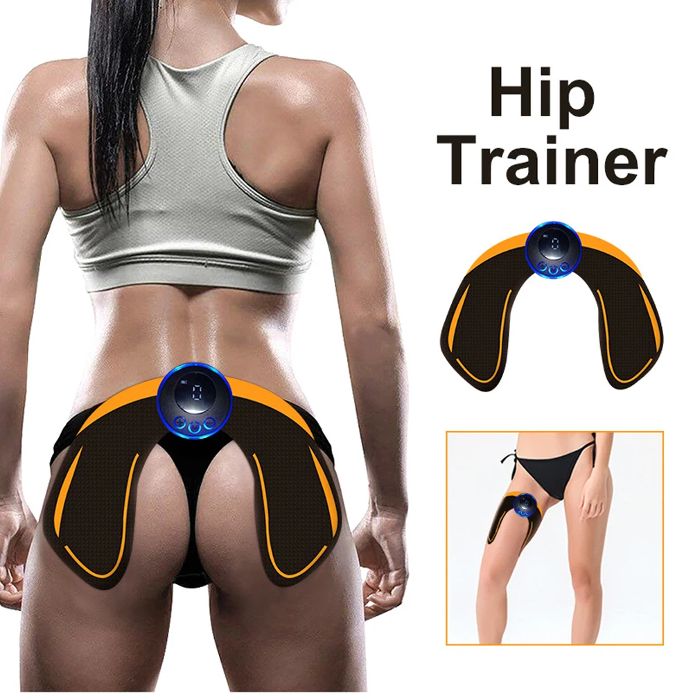 Electric EMS Hip Trainer Buttock Fitness Training Vibrator Shaper