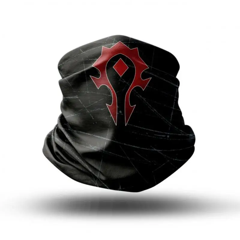 Washable Fabric Face Cover Neck Gaiter Umbrella Corporation Horde Assassin Design Scarf Fishing Cycling Tactical Hiking