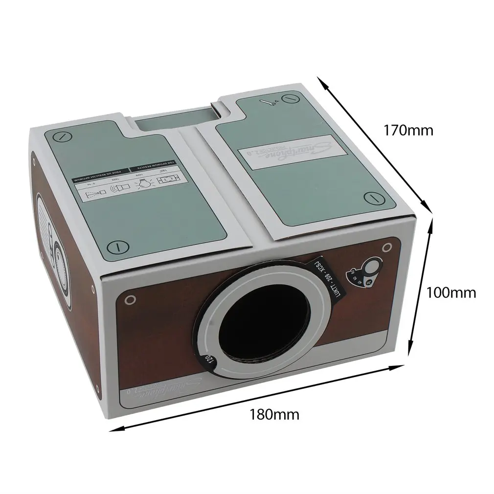 Second Generation Compact DIY Smart Phone Digital Home Theater Entertainment Projector Easy Installation