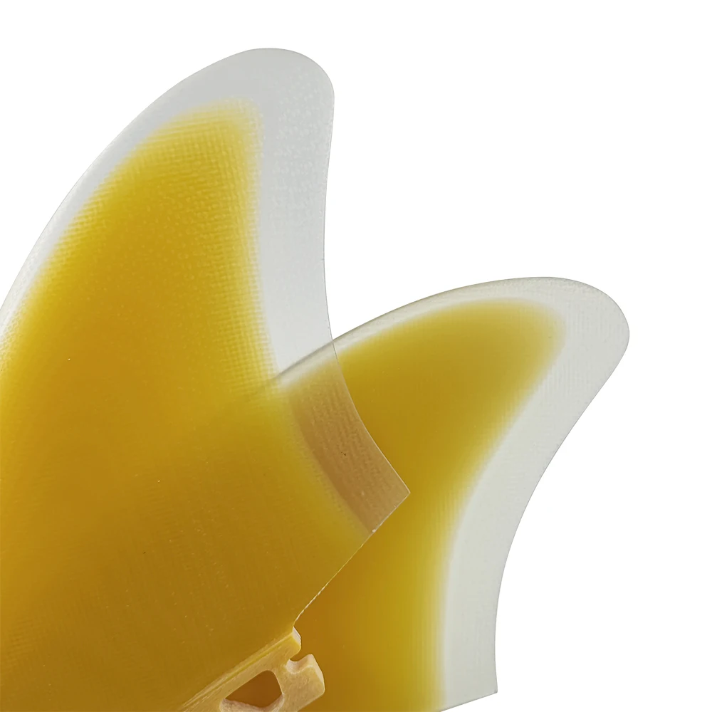 Twin Fins K2 Surfboard Fins UPSURF FUTURE Keel Fiberglass Yellow Surf Quillas Single Tabs Surfing Twin Keels For Shortboard