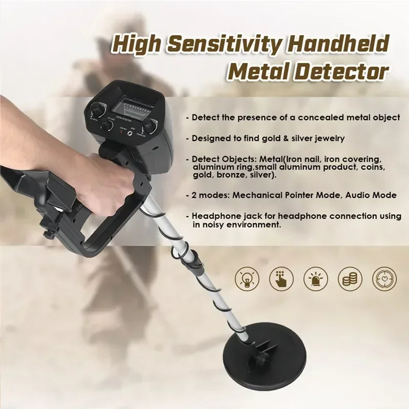 High Accuracy Professional Under Ground Metal Detector MD-4030P