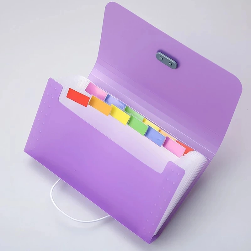 File Folder Money Document Pouch 13 Expanding Wallet Organ Bag Documents Organizer Accordions Bag File Pouch Bill Folder School Office Family