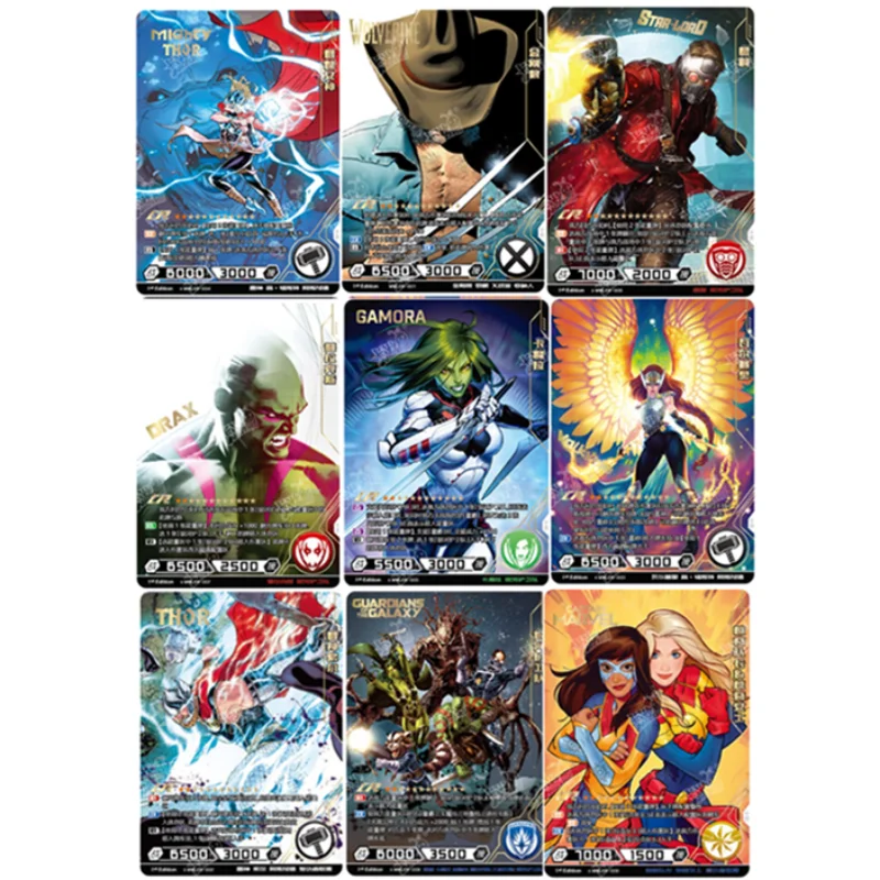 Marvel Avengers Alliance Cards Hero Battle Spider-Man Thanos Cr Cards Mr Cards Ur Cards Animation Periferiche Collection Cards