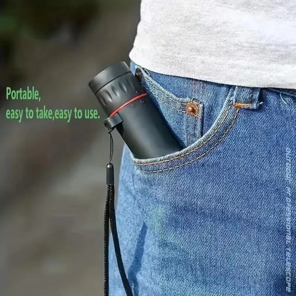 2000x25 HD Monocular Telescope Mini Portable Mobile Phone Telescope with Holder Camping Outdoor Hunting Birdwatching Telescopes 5
