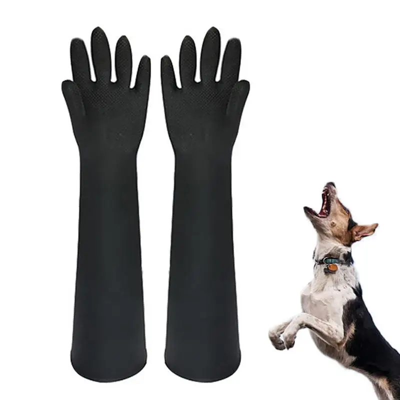 

Перчатки для ухода за животными, перчатки для защиты от укусов диких животных, водонепроницаемые перчатки с ручкой для питомцев, перчатки для кошек, собак, кошек, царапин, Сокол