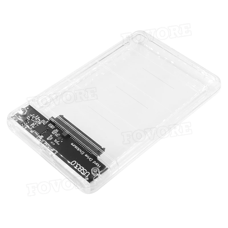 HDD 케이스 2.5 SATA-USB 3.0 어댑터 하드 드라이브 인클로저, SSD 디스크 HDD 박스 케이스, HD 외장 HDD 인클로저