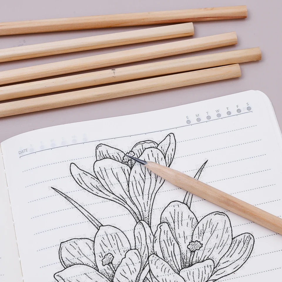 Class Pack Of 144 HB Wooden C2 Hexagonal Drawing And - View #9