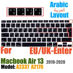 Waterproof Protective Silicone Keyboard Cover with Touch ID (EU Arabic A2337)