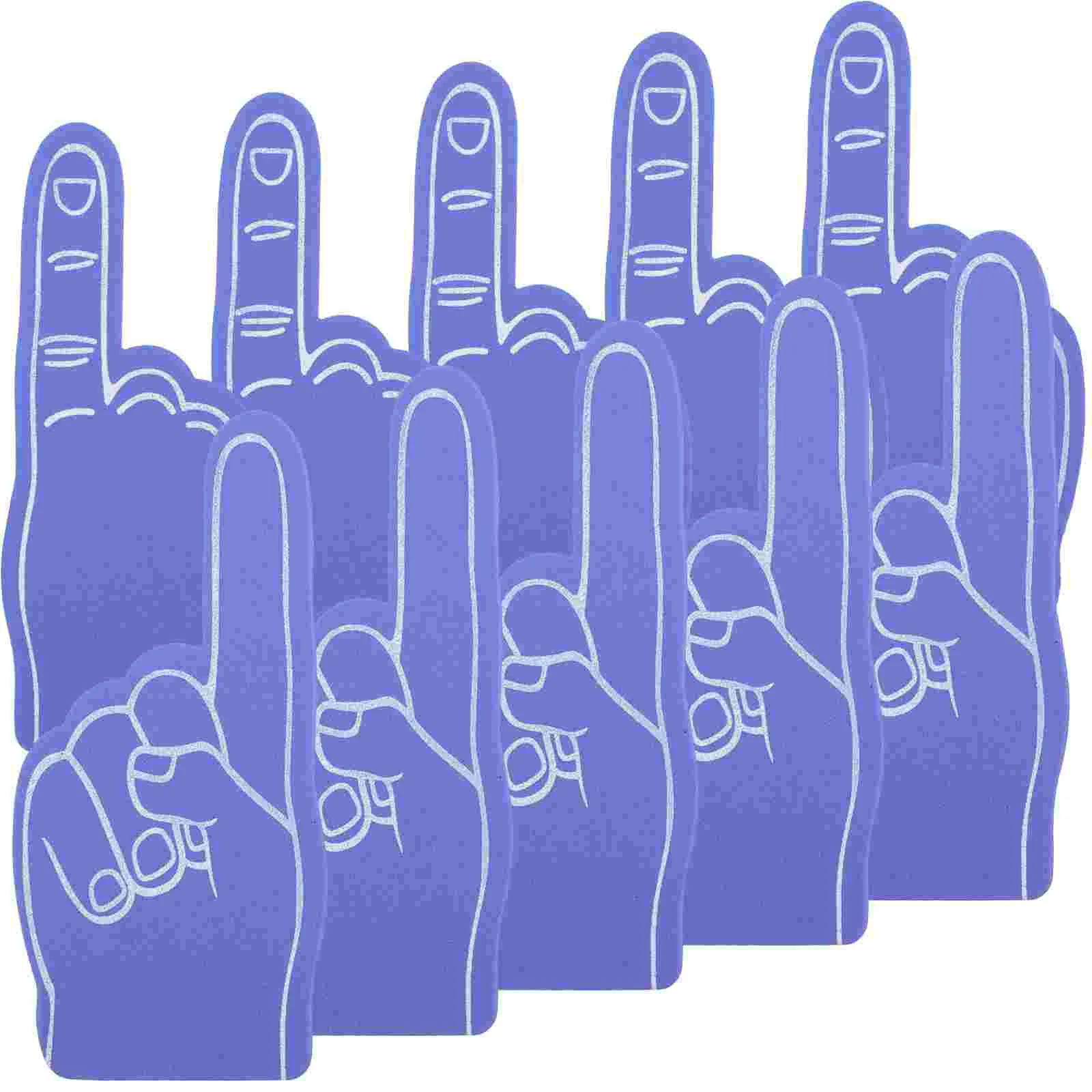 Mini Foam Fingers Value Toys Sports Fan Foam Finger Diy Blank Foam Hand Cheerleading Foams Finger Sporting Events Spirits