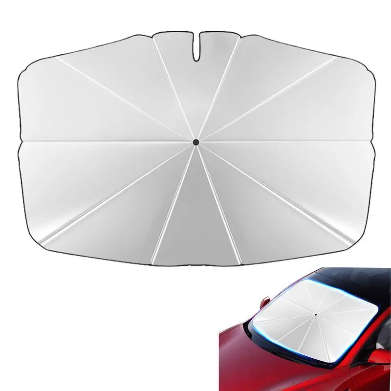 

Car Sun Shade Protector Parasol For Tesla Auto Front Window Sunshade Covers Sun Protector Interior Windshield Protection