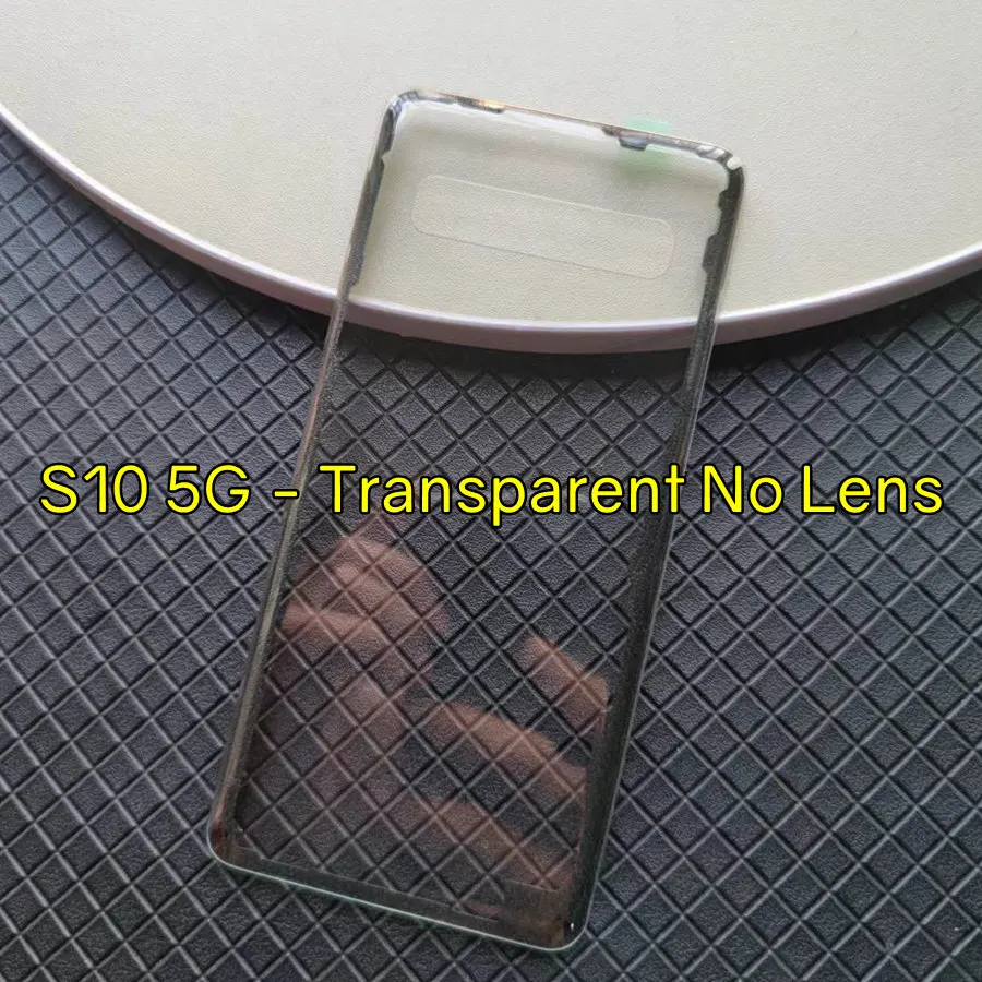 Transparent Rear Glass Cover Replacement - Back Panel Housing Case